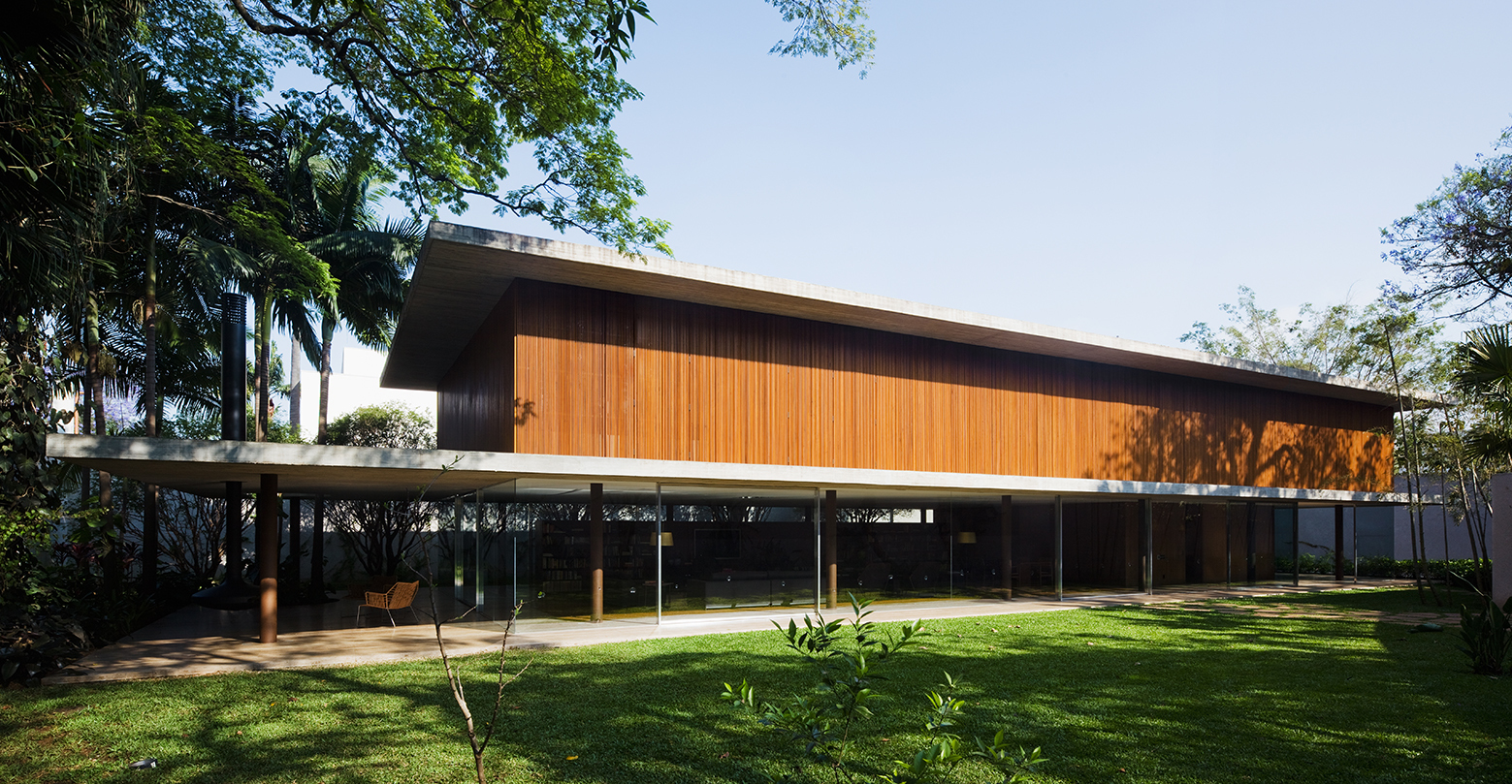 巴西 Toblerone 住宅 | 开放式布局，木结构网格，室内外自由空间-20