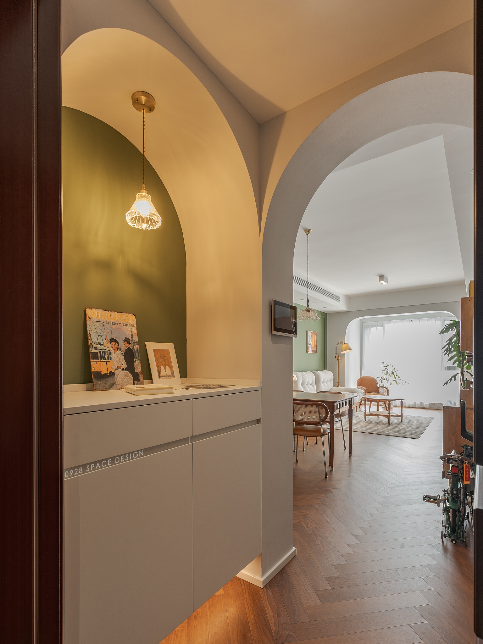 复古风住宅设计-17