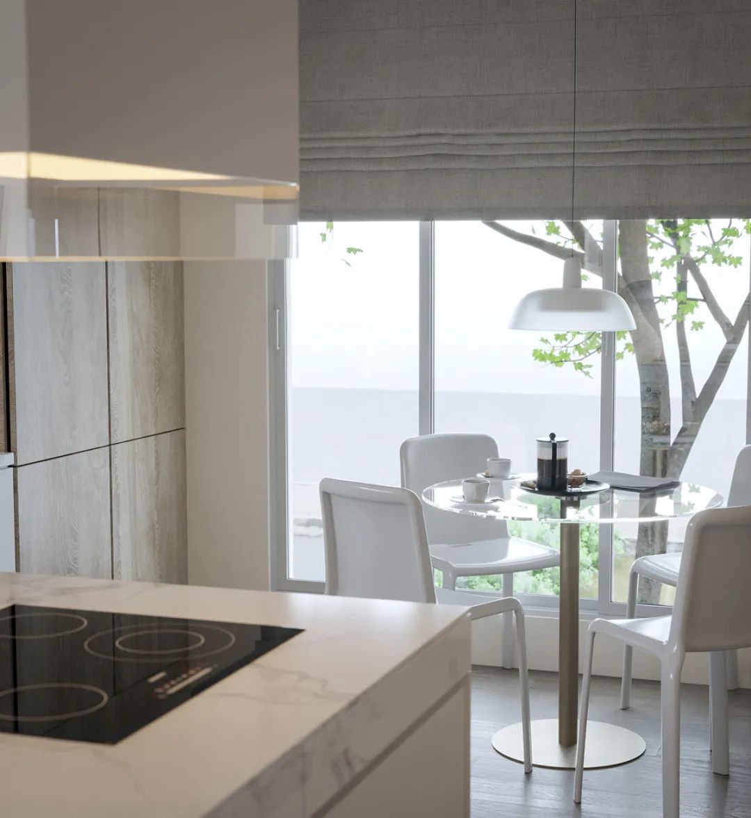 Interiors With Pockets Of Greenery And Modern Staircases-11