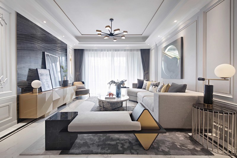 松茂御龙山水花园M-3户型 | 现代简约风中的古典韵味-1