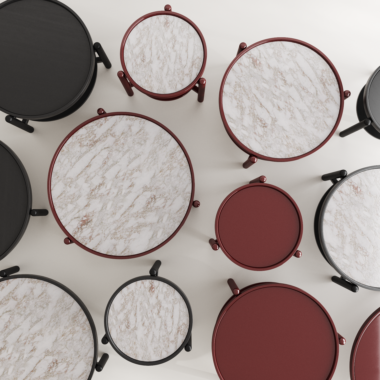 3D 模型  桌子套装-8