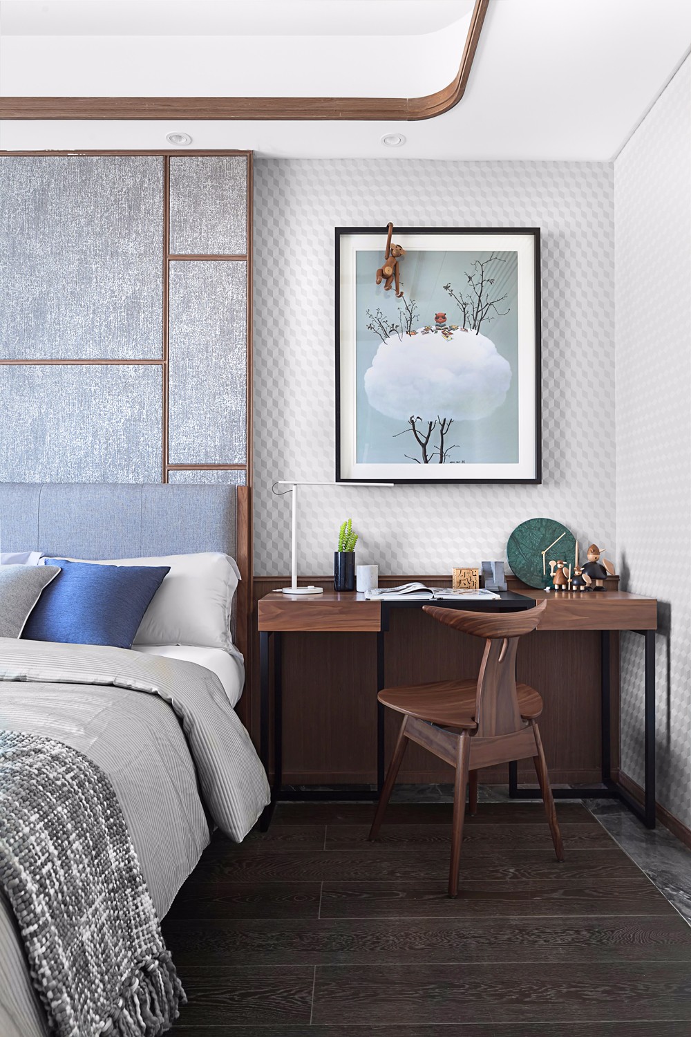 宜昌国际广场260m²中式大平层样板房  戴勇室内设计师事务所-29