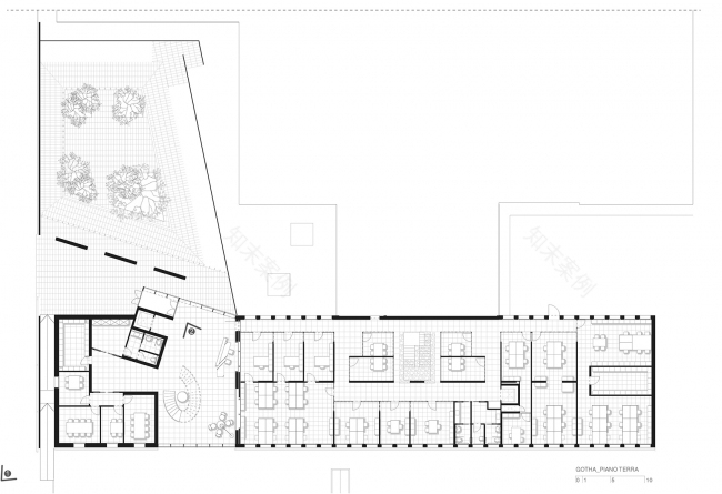 意大利 Gotha 化妆品公司总部,iarchitects 打造黑白对比的现代空间-44