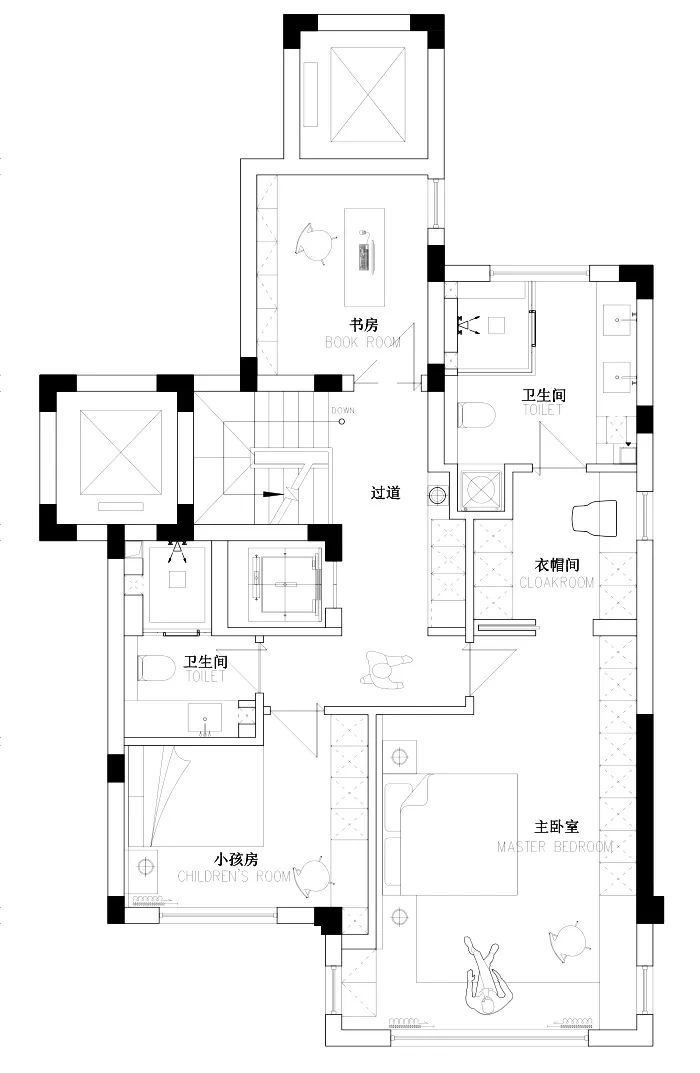 晓色云开 · 济南现代轻奢风别墅设计案例丨中国济南丨tz.design-34