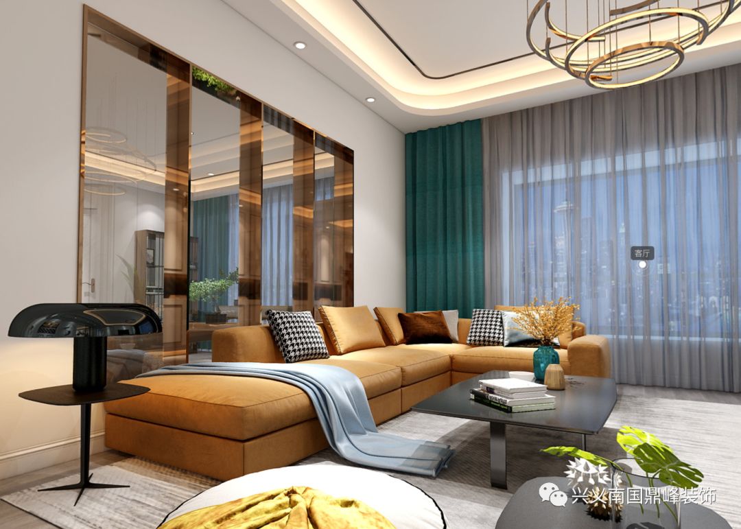 御景园轻奢现代风,女性设计师打造 500㎡优雅生活空间-3