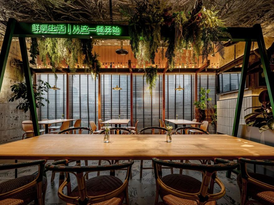 OPEN O2 光合作用餐厅丨中国和平丨甲板设计-24