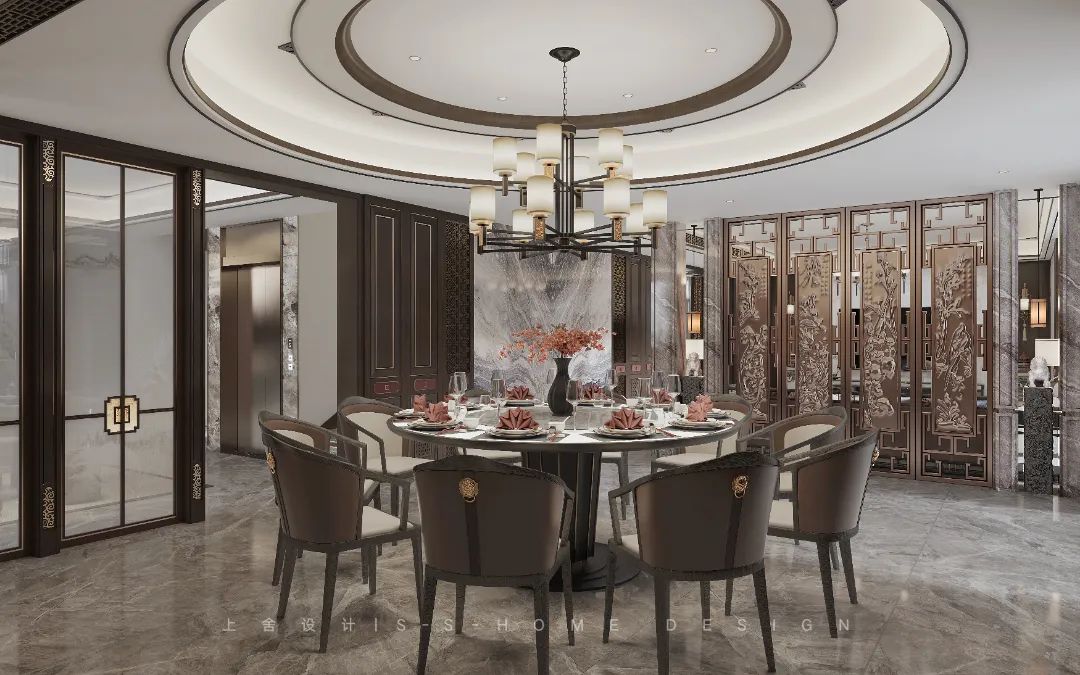 华西城上舍设计新中式别墅-13