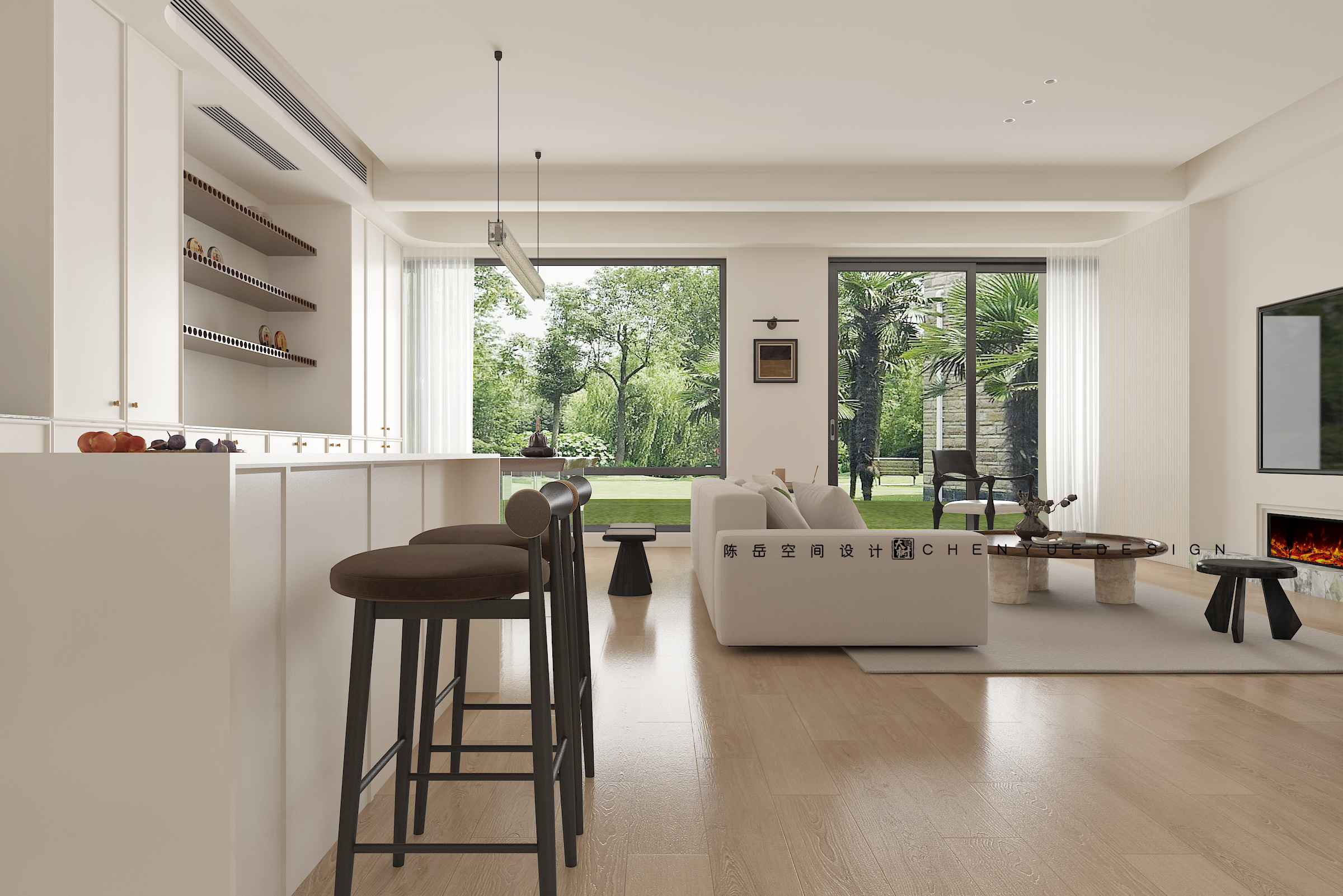 成都 人居越秀林语叠拼 200㎡ 法式休闲丨中国成都丨陈岳作品-17