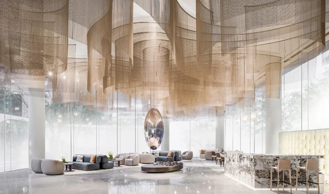 金地·39 峯销售中心 | 星云流动的现代空间-11