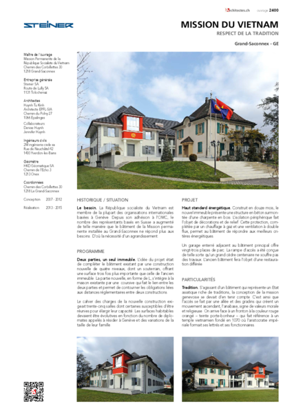 越南驻日内瓦代表团建筑扩建项目丨瑞士日内瓦-13