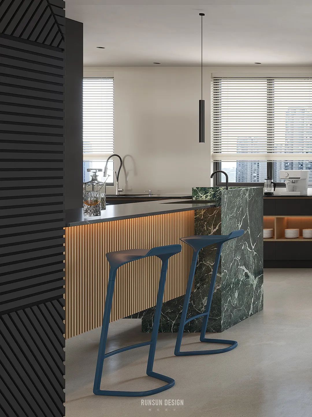 半步青山 · 温州时代公园私宅设计丨中国温州丨朗石设计-21