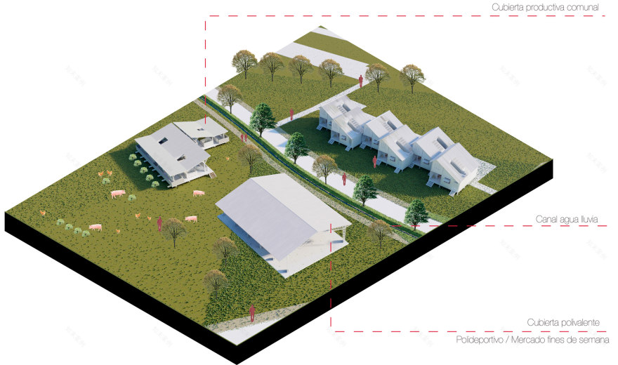 农村可持续社会住房原型设计竞赛丨哥伦比亚考卡-24