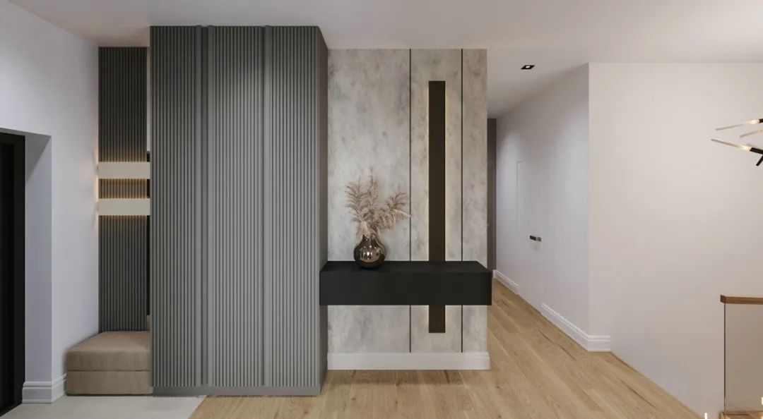 160㎡现代住宅,大气而雅的生活居所!-16