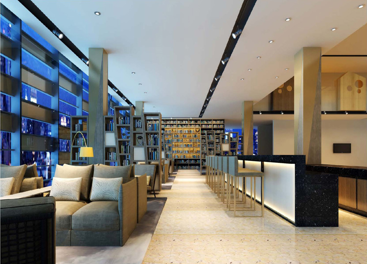 成都金色沙滩城布智书店 · 深圳地铁设计室-10