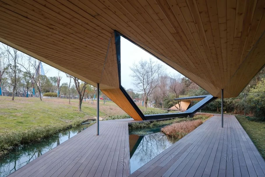 浙江音乐学院「溪上飞檐」丨中国杭州丨line+建筑事务所,gad-33