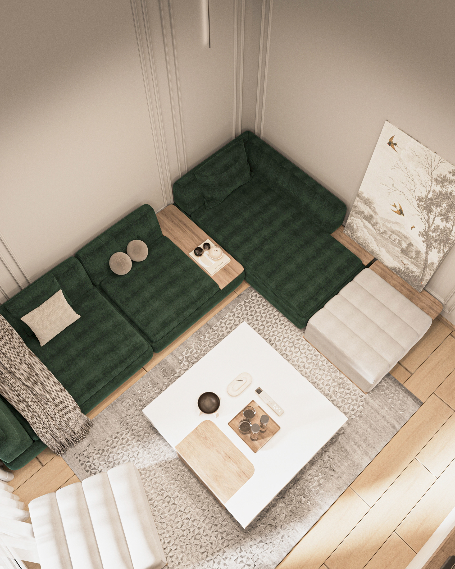 El Maqsed Apartment living room-6