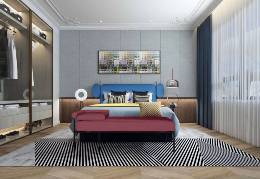 新巴黎味儿 | 墨绿萨拉蓝打造轻奢儿童空间-73