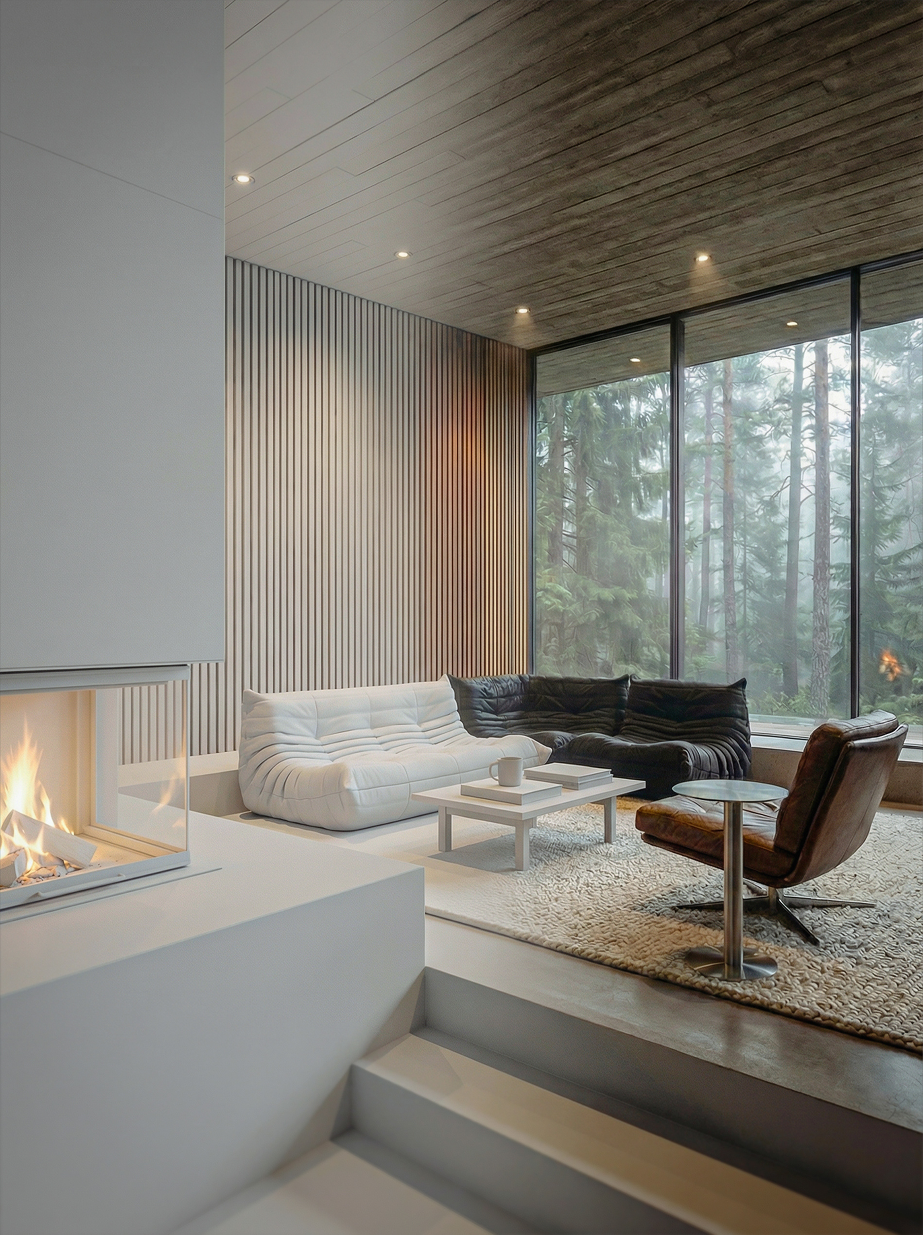 柔和粗野主义与中世纪现代风格丨Patina Studio-13