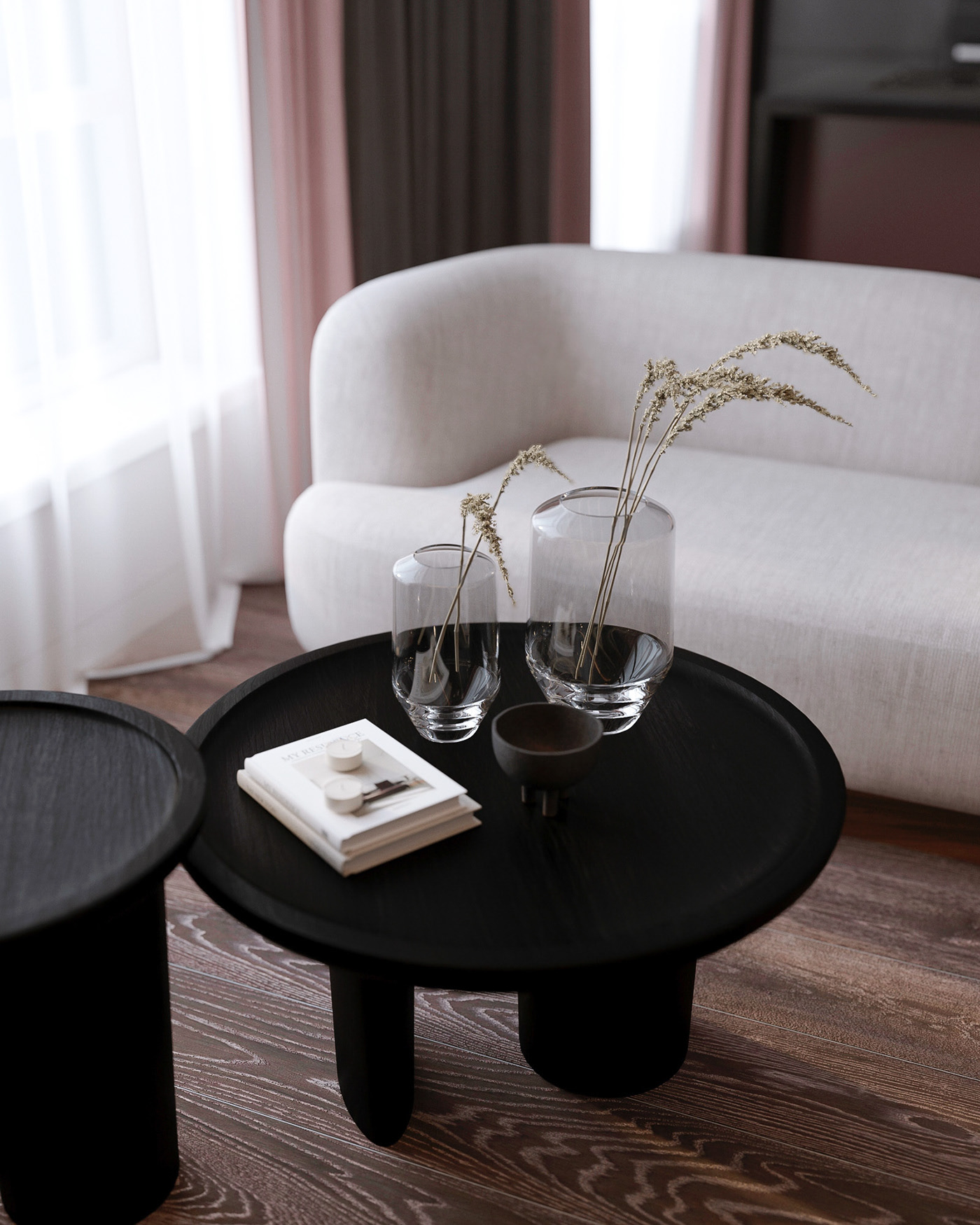 60㎡小空间公寓设计 邂逅轻柔质感，至臻至美的-5