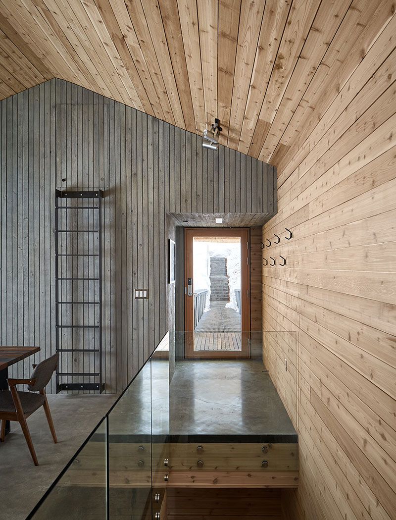 美国犹他州雪山全景山间小屋-12