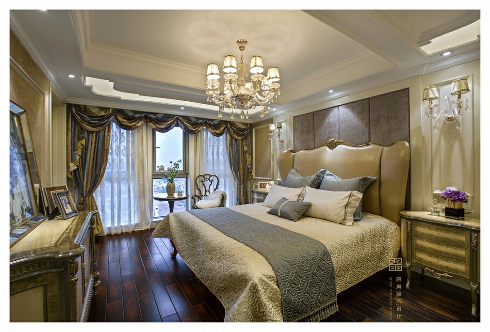 255㎡中国慈溪维科太子湾欧式住宅  启真设计-17