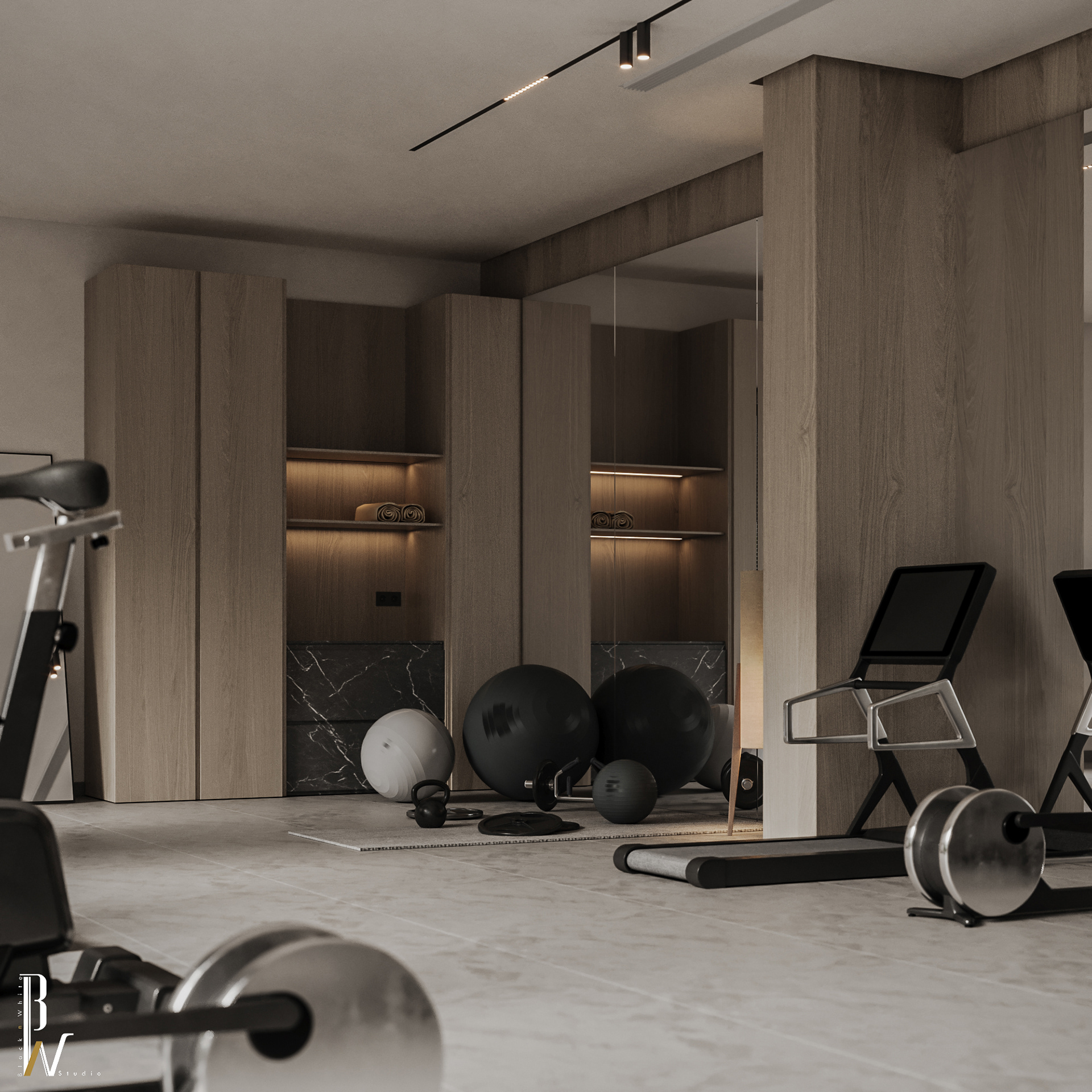 健身房丨Black N White-22