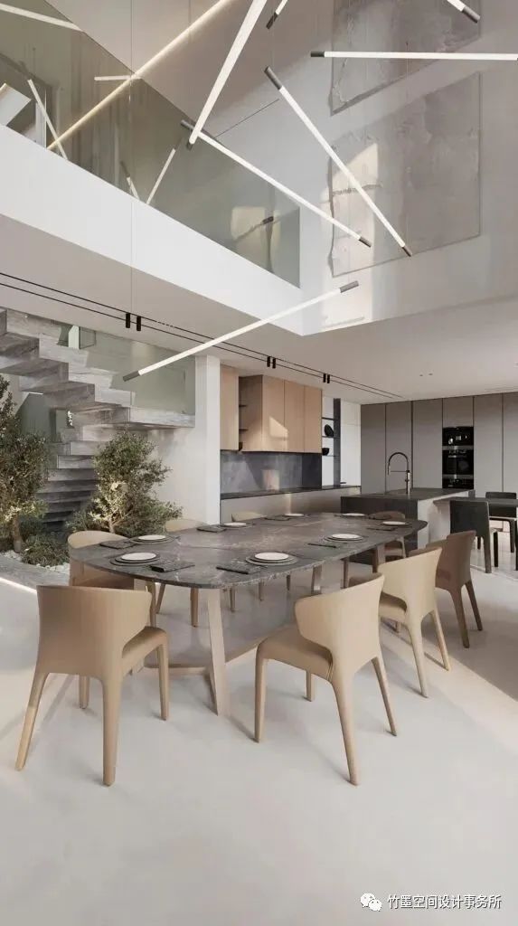 灰色艺术,简约奢华的完美融合丨竹墨空间设计事务所-53