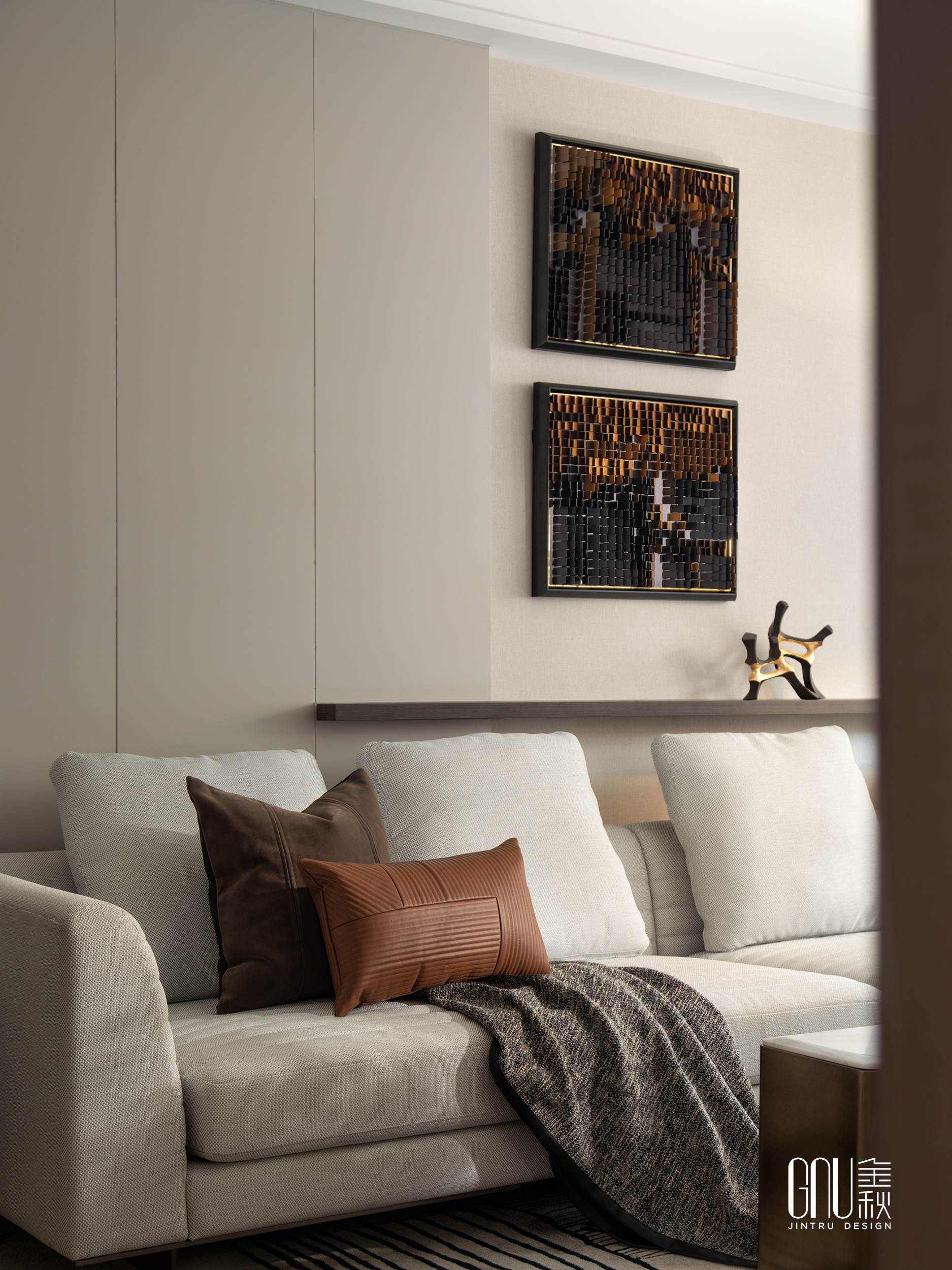 闻达西安黄金嘉境样板房 170 户型丨中国西安丨深圳 GNU 金秋设计-15