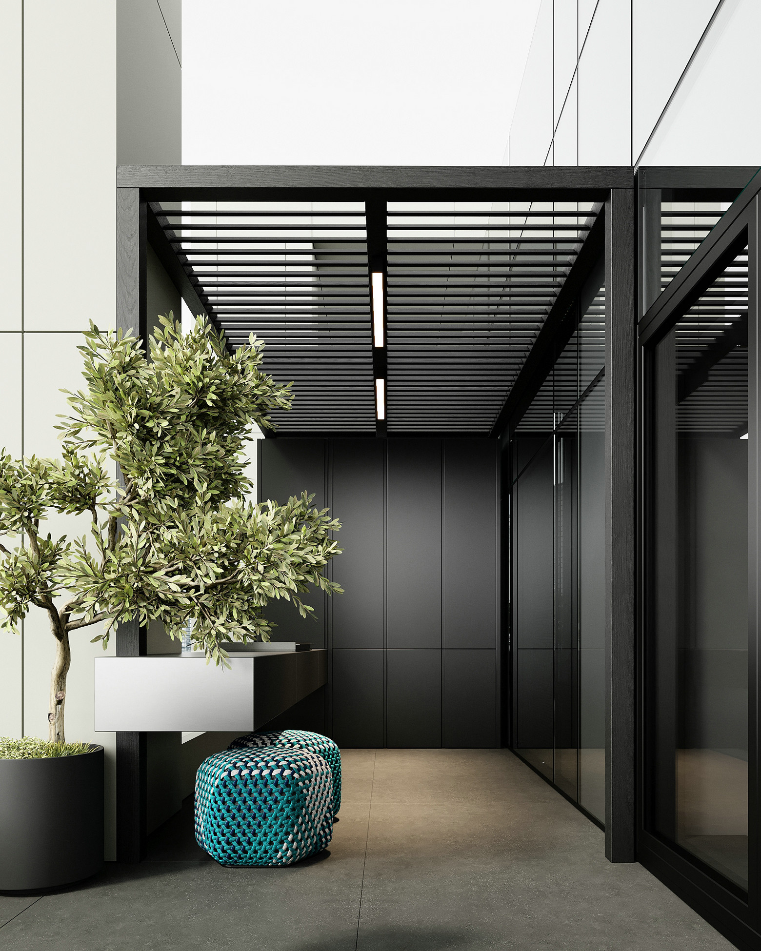 hot walls设计，个性复式住宅！-37