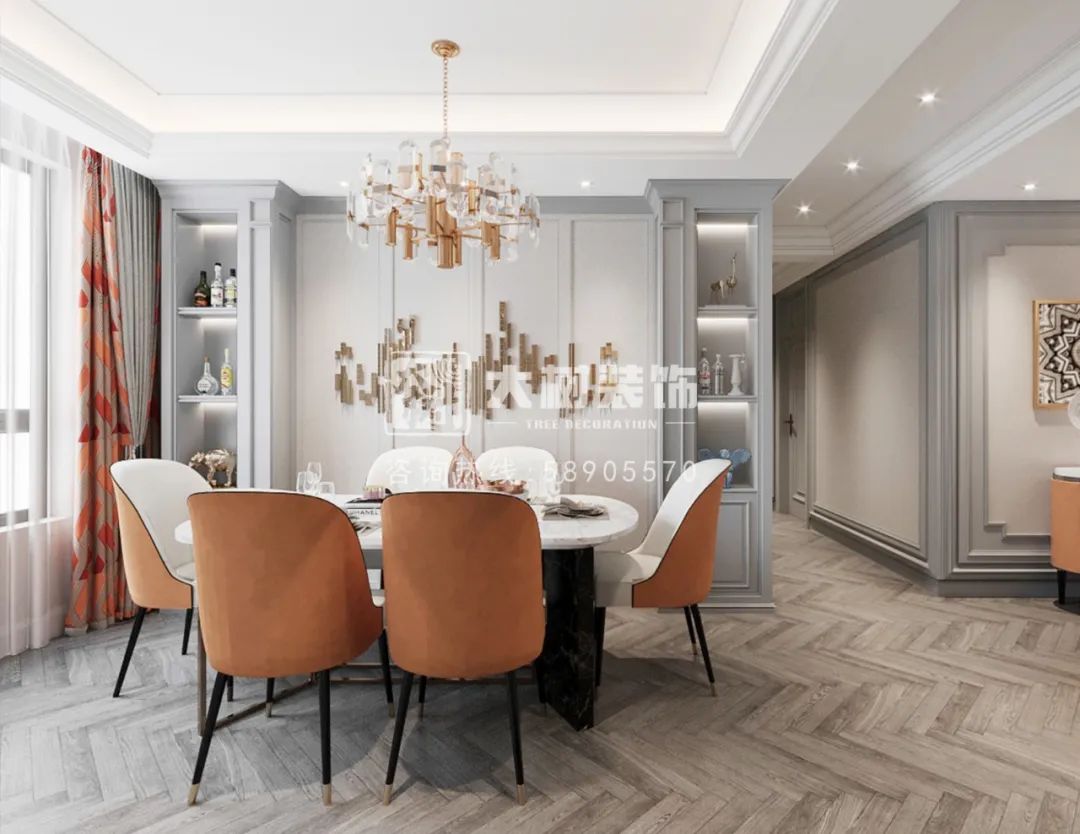 哈尔滨钻石湾 111㎡美式风格装修,温馨舒适打造浪漫家居-25