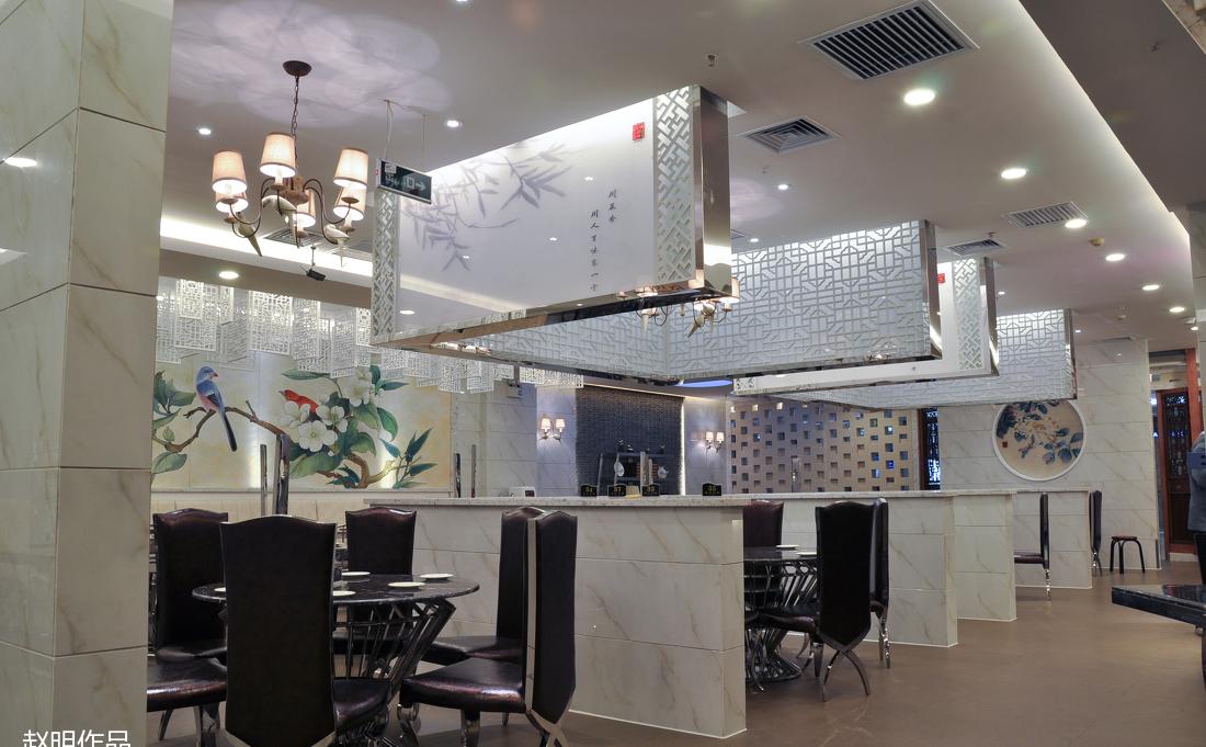 哈尔滨川人百味 | 现代中式川菜餐厅设计-12