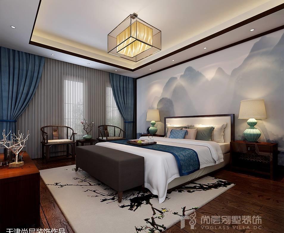 鸿坤原乡郡 254 平米新中式装修,自然儒雅诗意空间-10