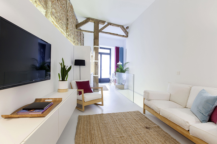 马德里公寓翻新，植物点亮空间-8