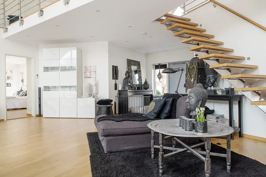 佛眼庇佑下的和谐混搭 | 240m²的摩洛哥风佛系家居设计-4