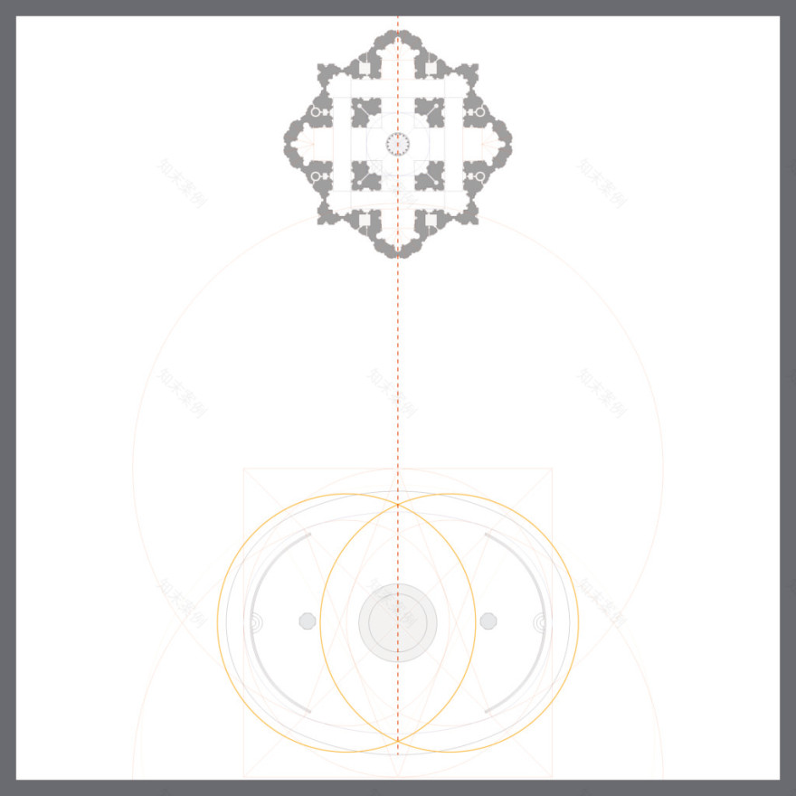 圣彼得广场绘图研究丨意大利罗马-16