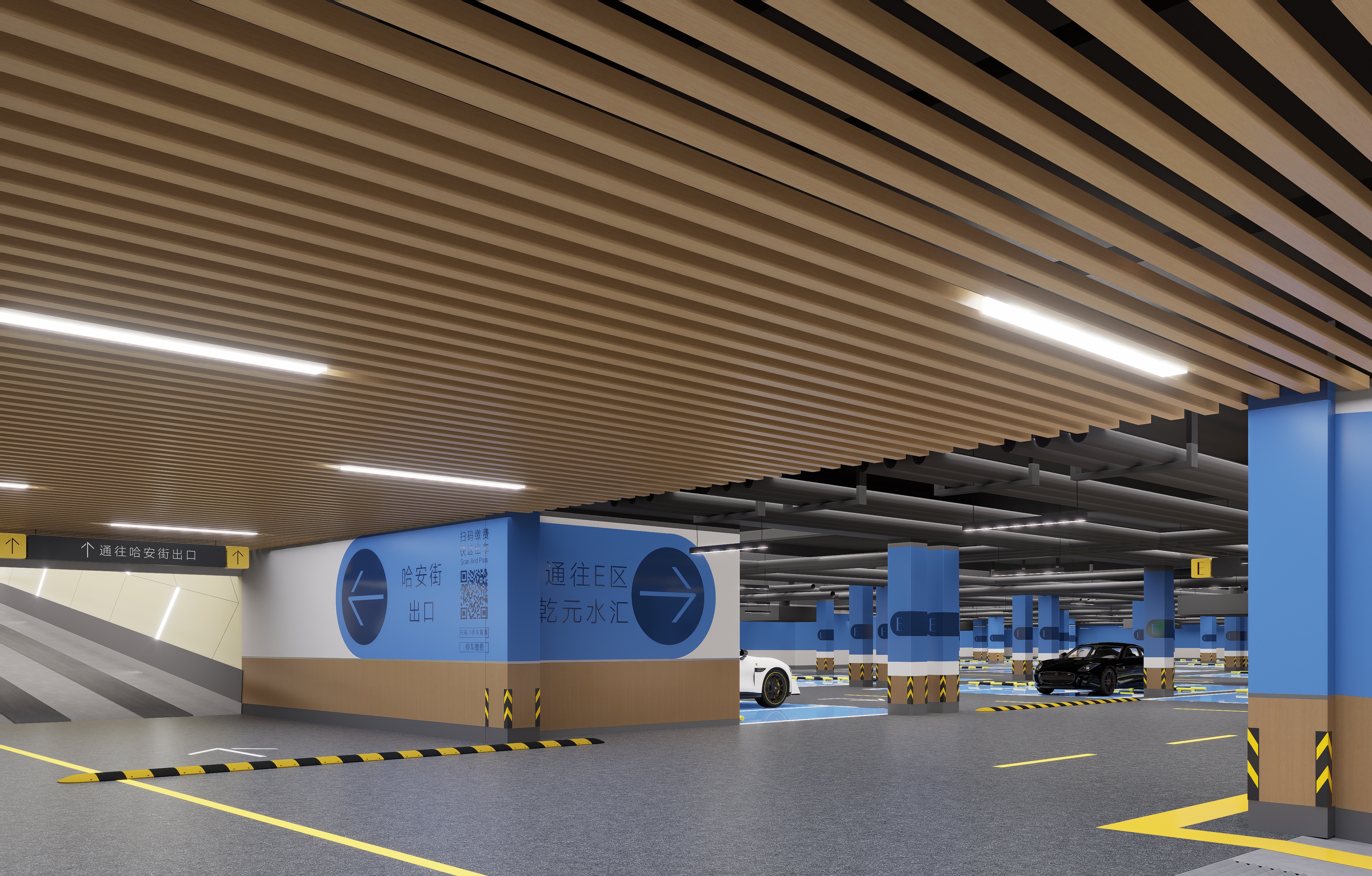 乐松广场地下停车场改造设计丨中国哈尔滨丨哈尔滨汇象创意设计有限公司-18