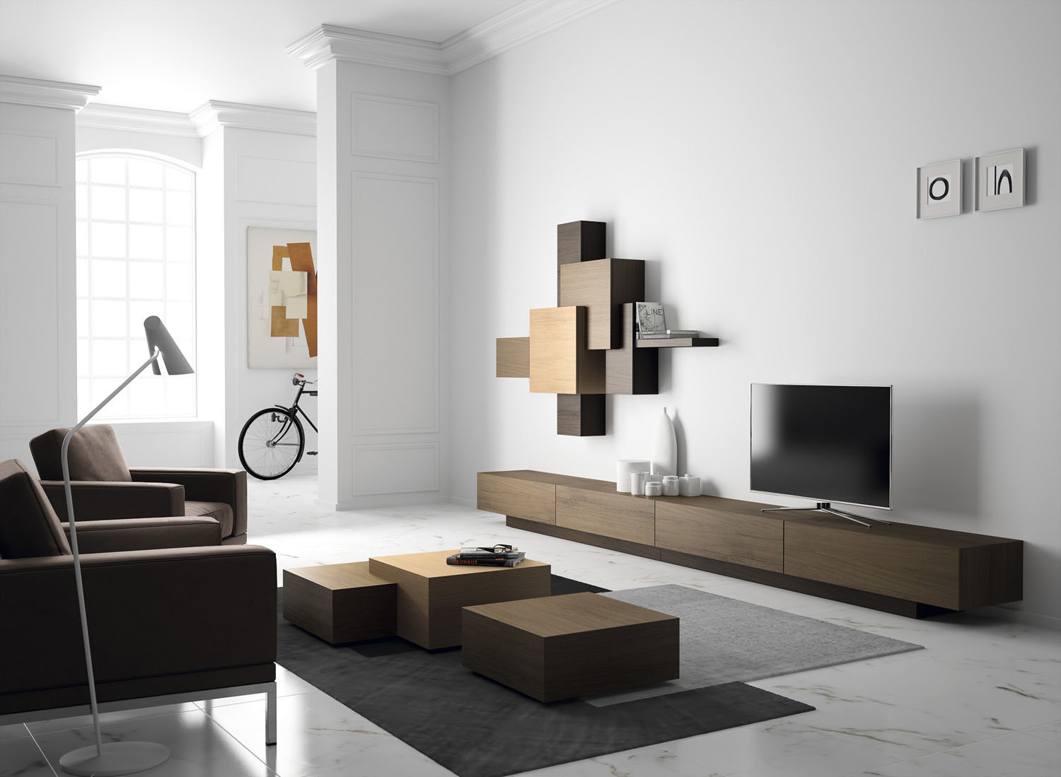 解构与重组：西班牙马德里现代简约住宅(Collage Collection)-0