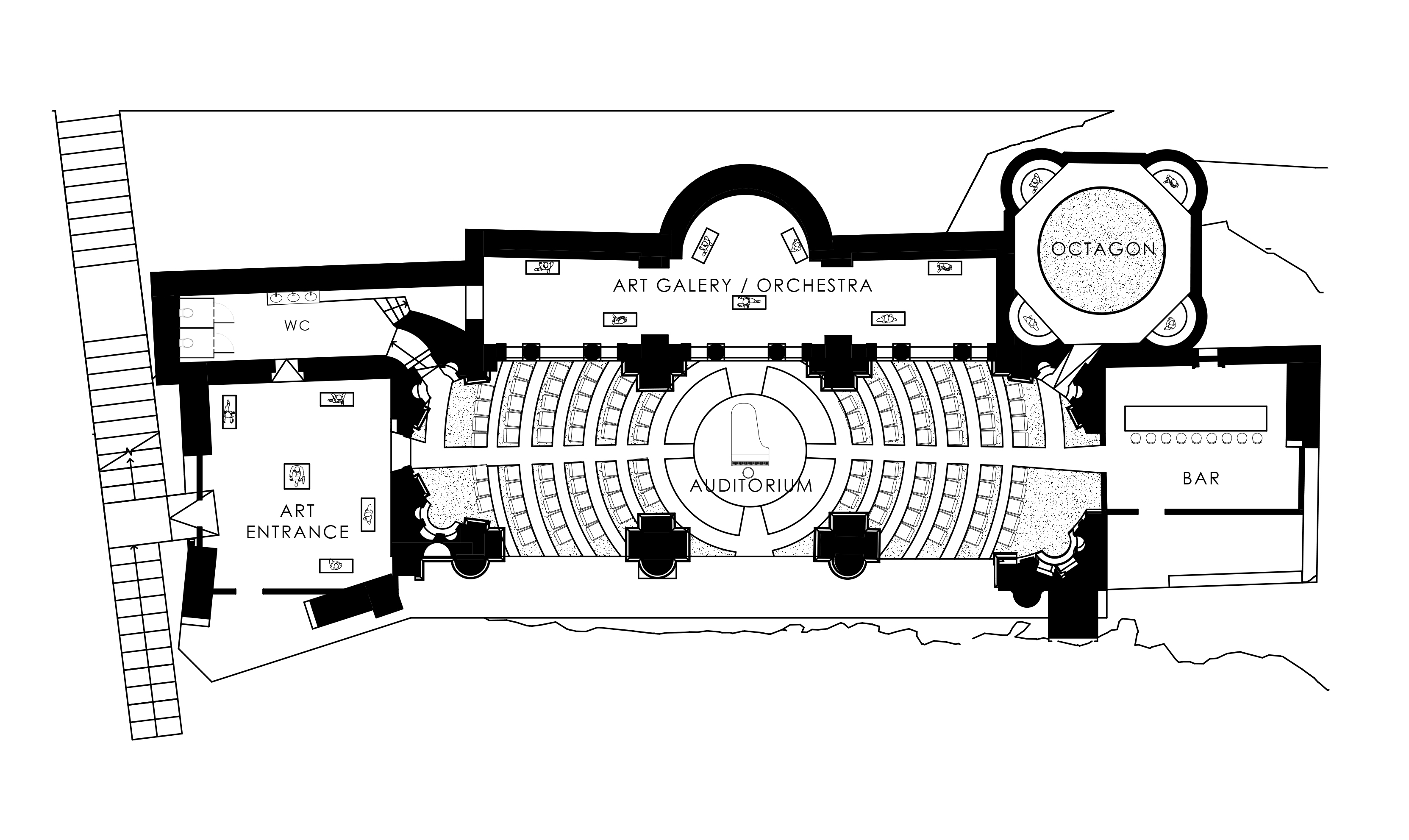 重新利用热那扎诺的宁芙庙丨意大利罗马丨Alena Kokueva,Silviya Al Ubed-28