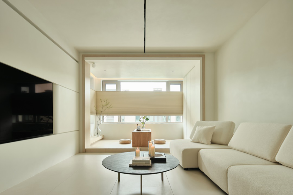 奶油色系温馨跃层家居设计丨中国汕头丨杜弗设计-55