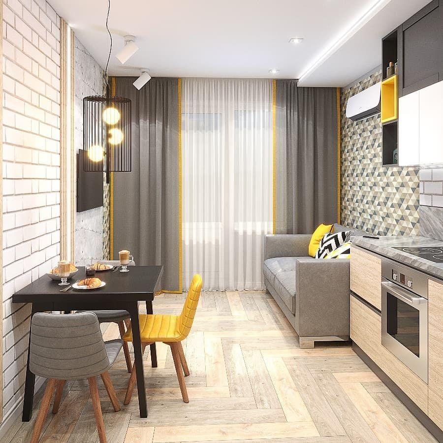 12平米厨房客厅一体化设计-152