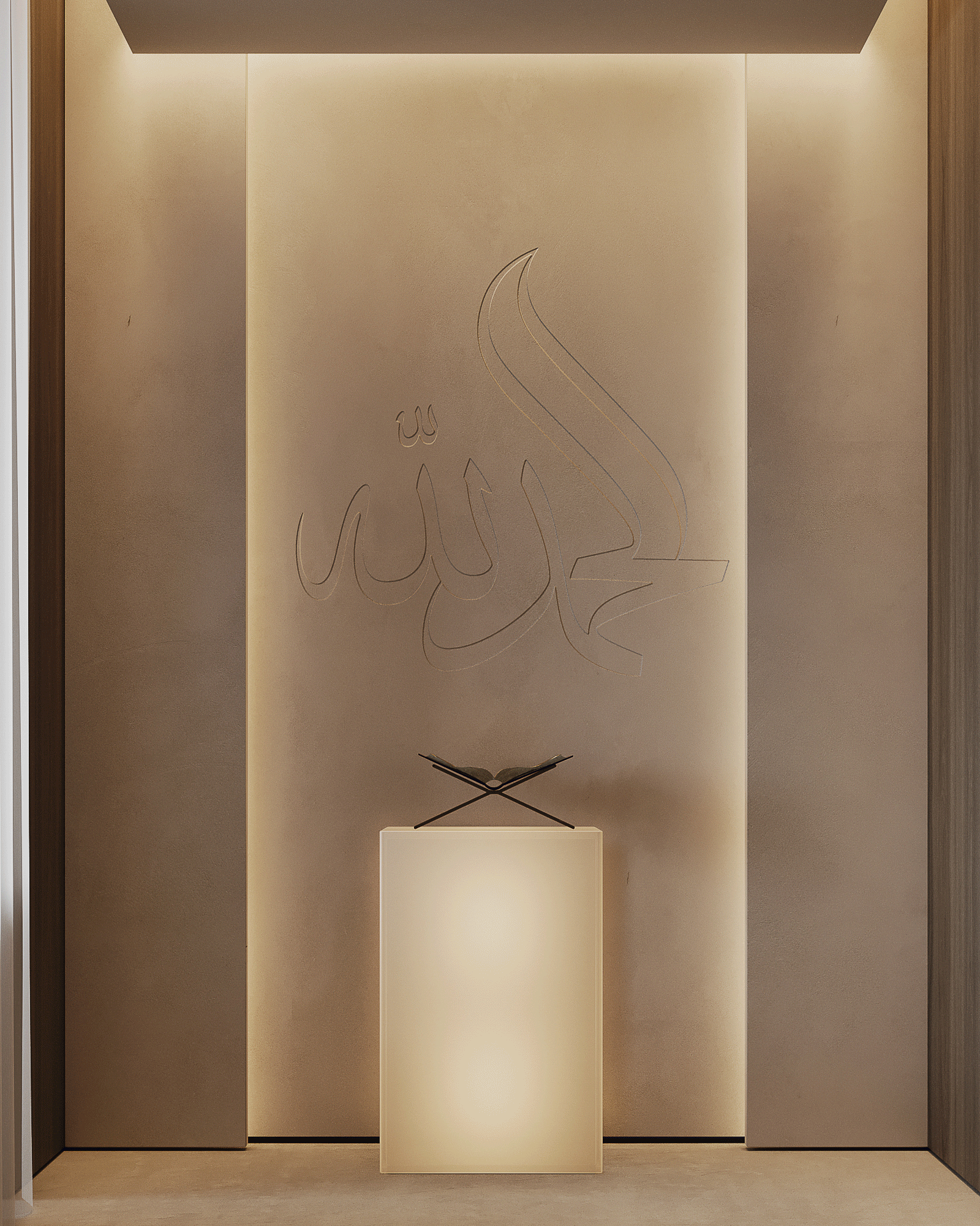 Modern minimalism family residence-51