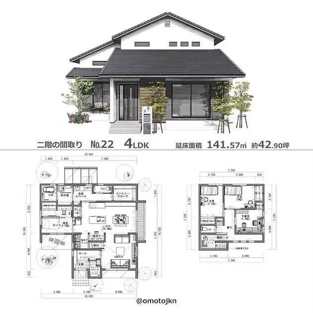 日式住宅附平面图案例-17