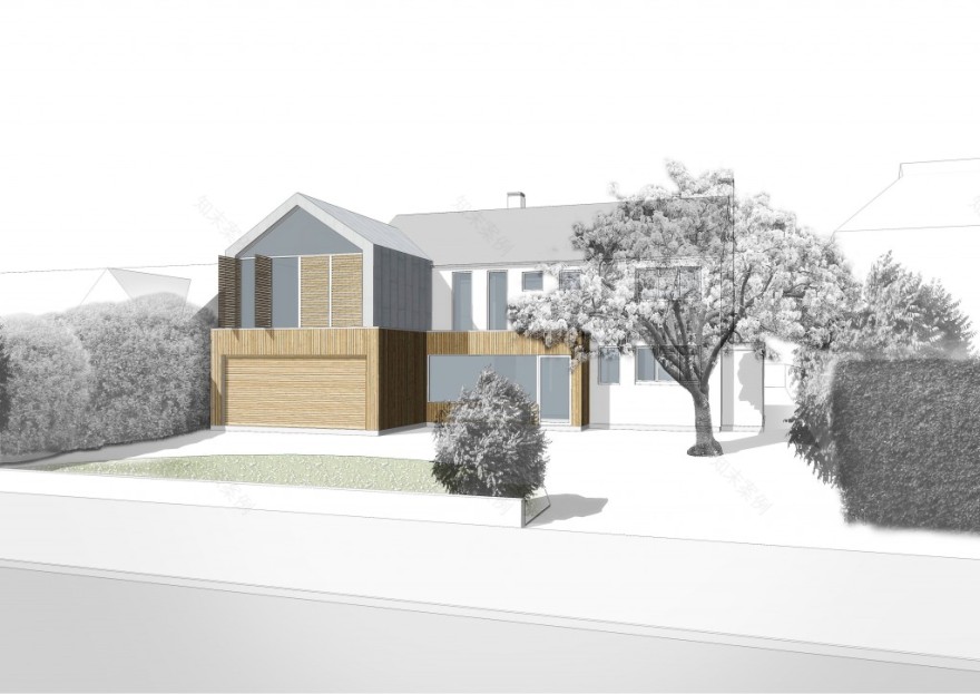 杨树路现代私宅 | 自然光与隐私控制的巧妙融合-4