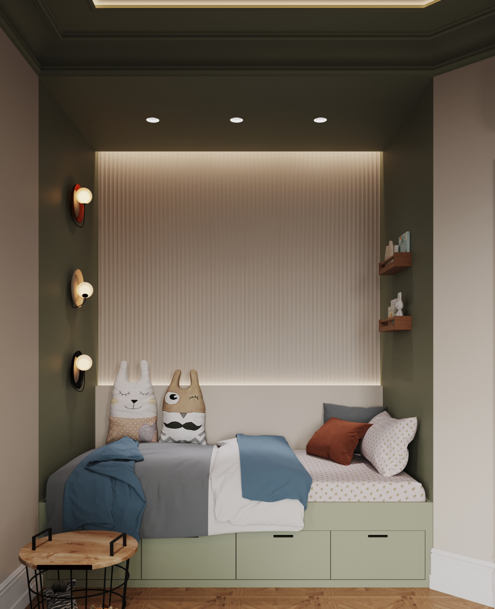 90平米海滨三居室公寓设计项目丨俄罗斯加里宁格勒丨娜塔莉亚·兹马钦斯卡娅工作室-68