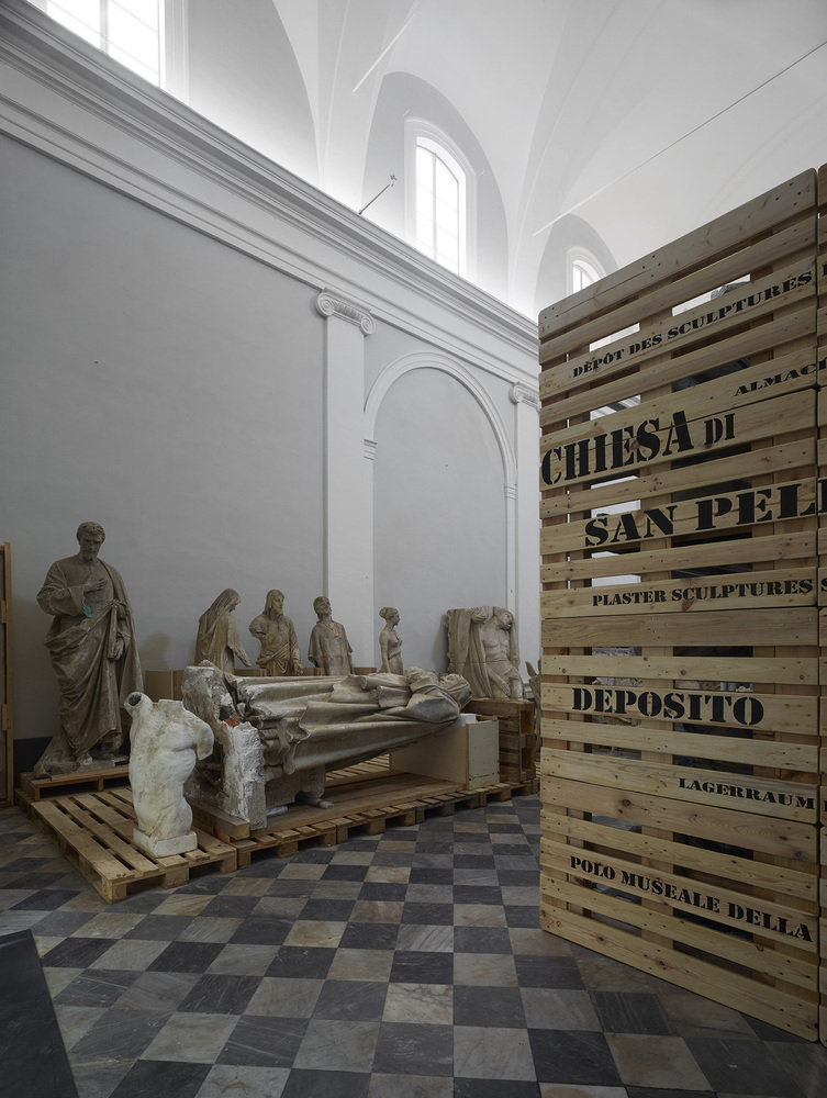 San Pellegrino Church Restoration and Outfitting of Plaster Deposits  MICROSCAPE architecture urban design AA-66