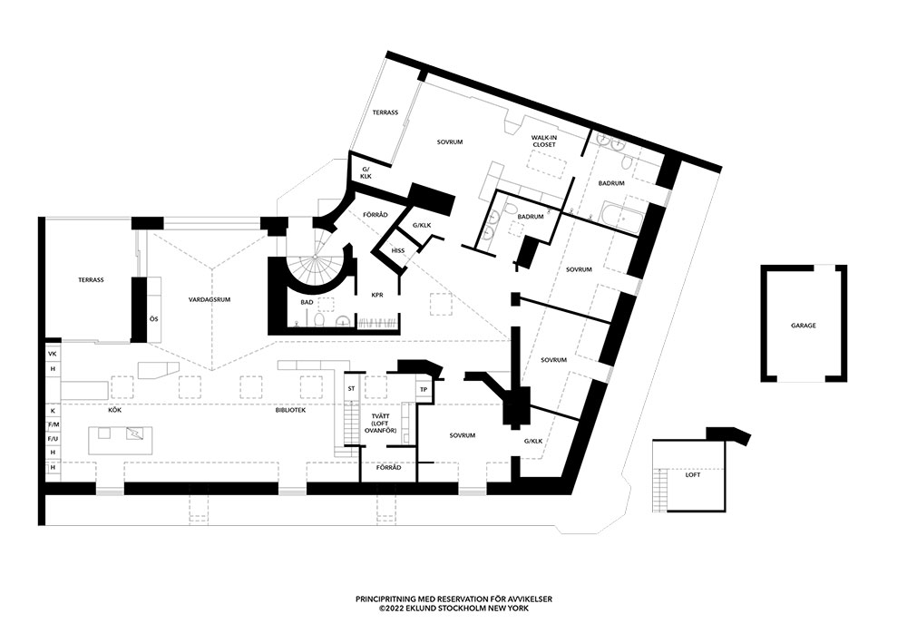 斯德哥尔摩百年老屋惊艳阁楼公寓设计-20