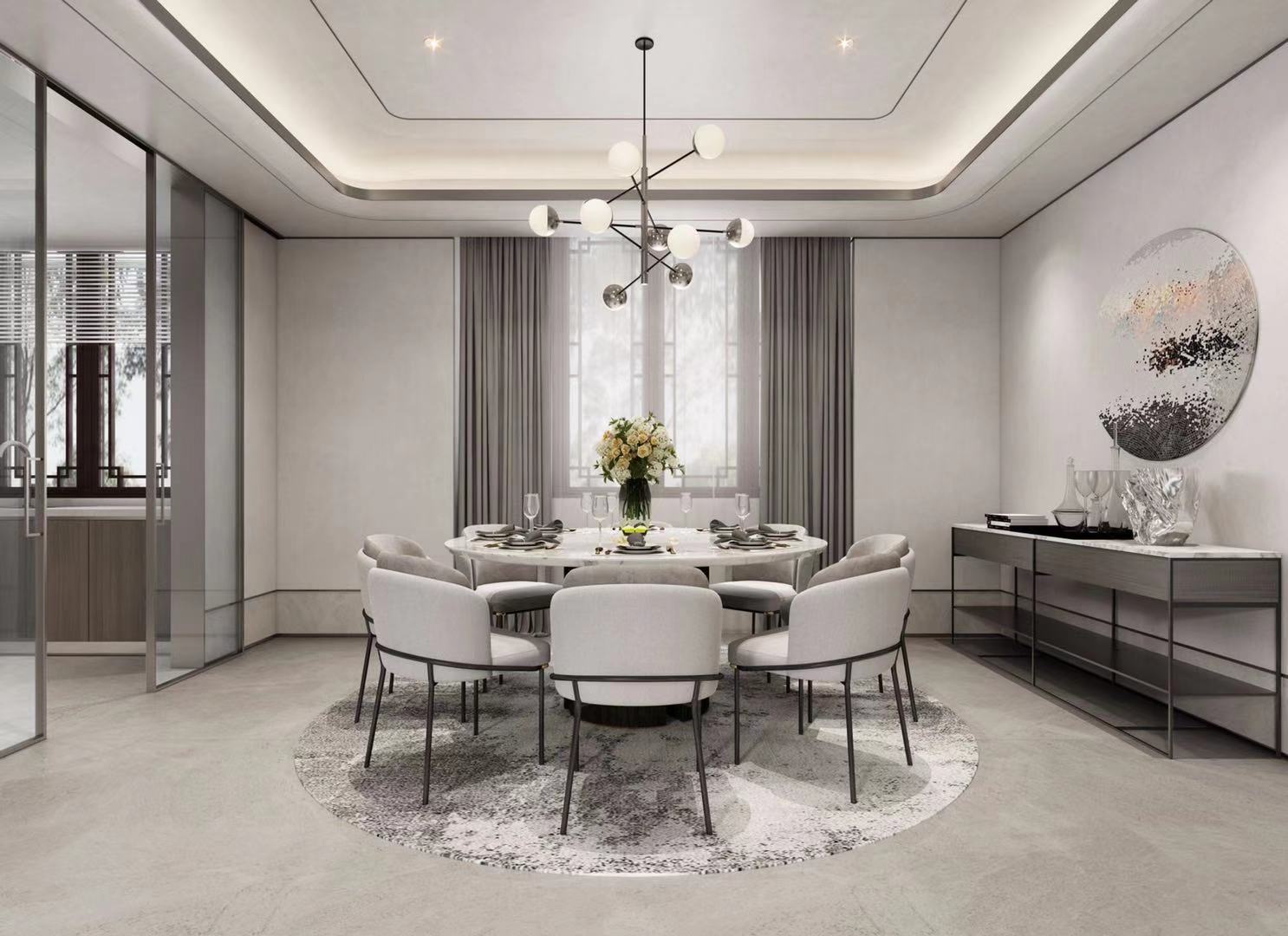 现代轻奢室内设计-5