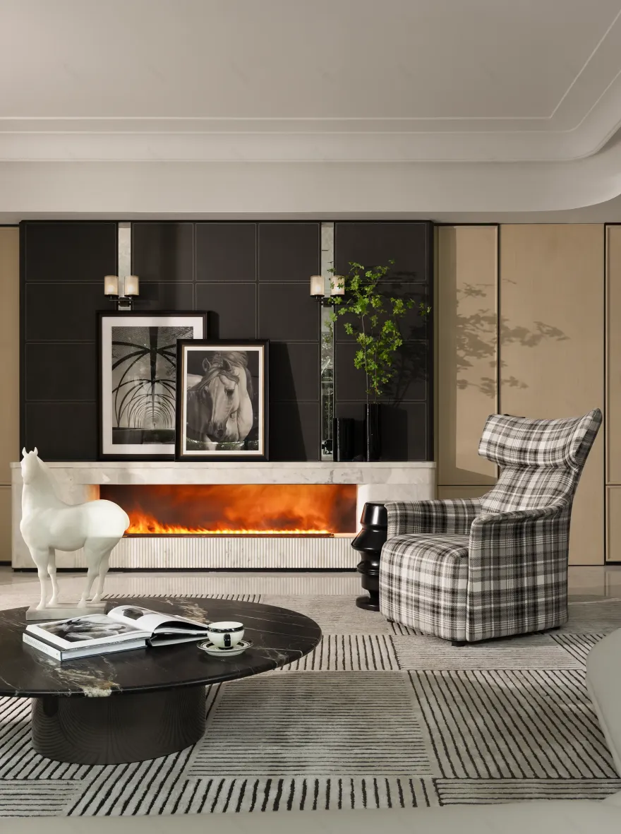 成都华润天宸上院丨中国成都丨硬装李益中设计,软装矩阵纵横-11