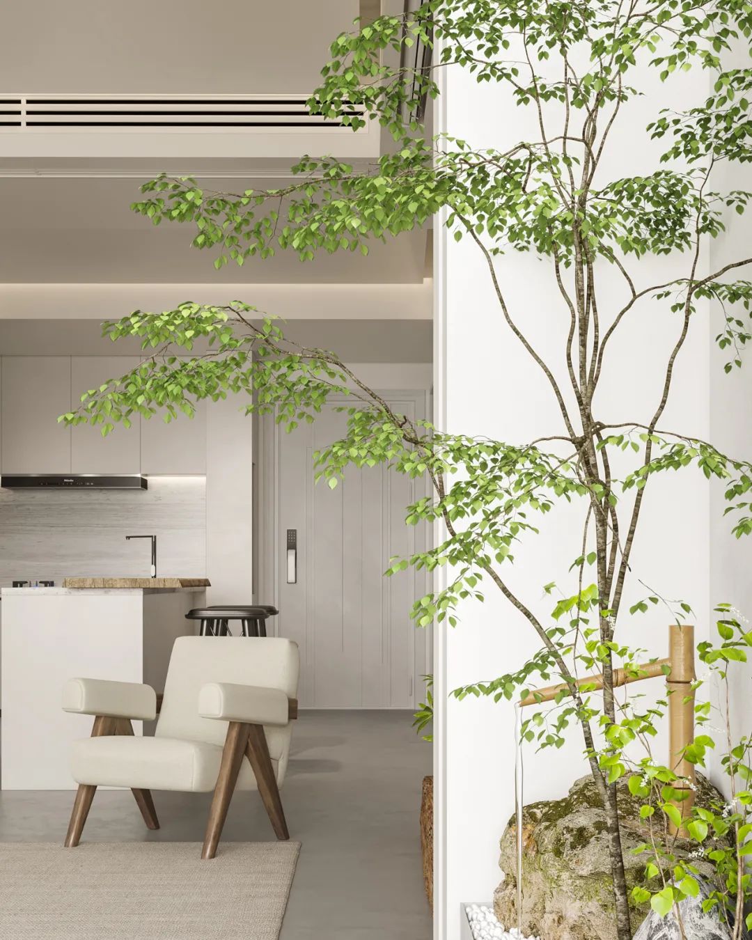 没有父母插手的设计！果断选择开放式厨房！！-38