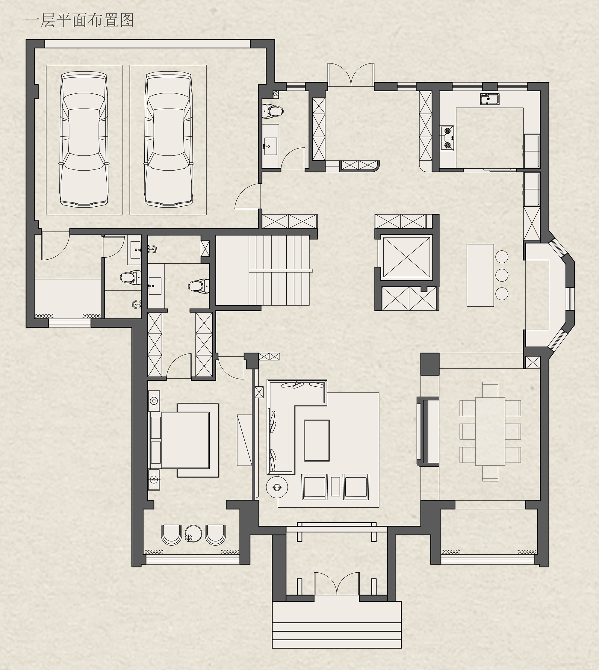 鞍山独栋别墅丨中国鞍山丨玖远（大连）设计工作室-71